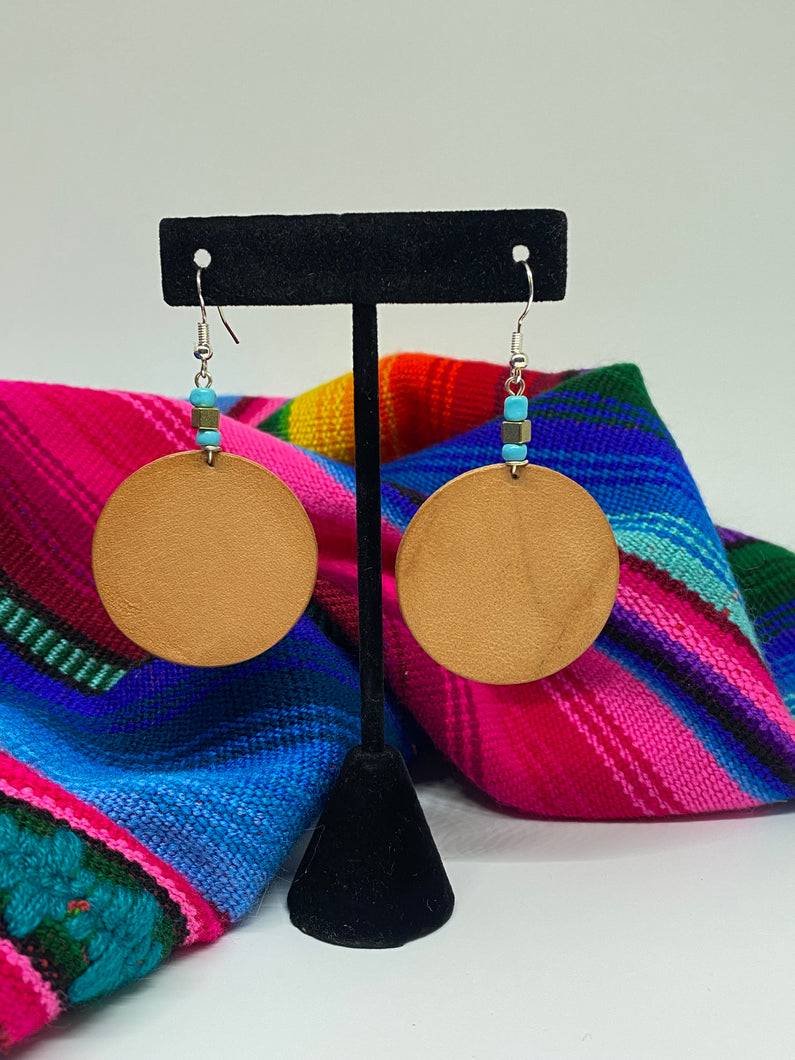 Blank leather earrings