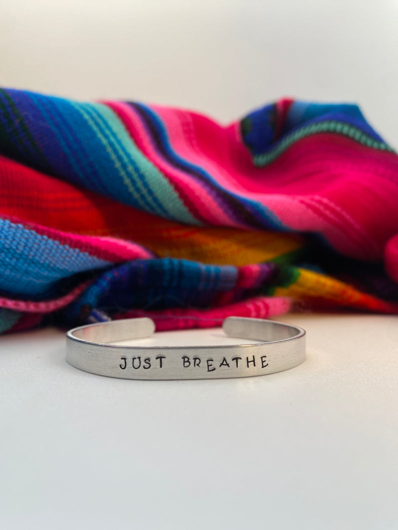 Just breathe bracelet