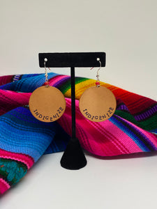 Indigenize leather earrings