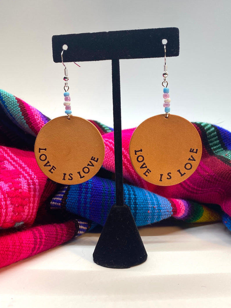 Love is love (trans flag beads)