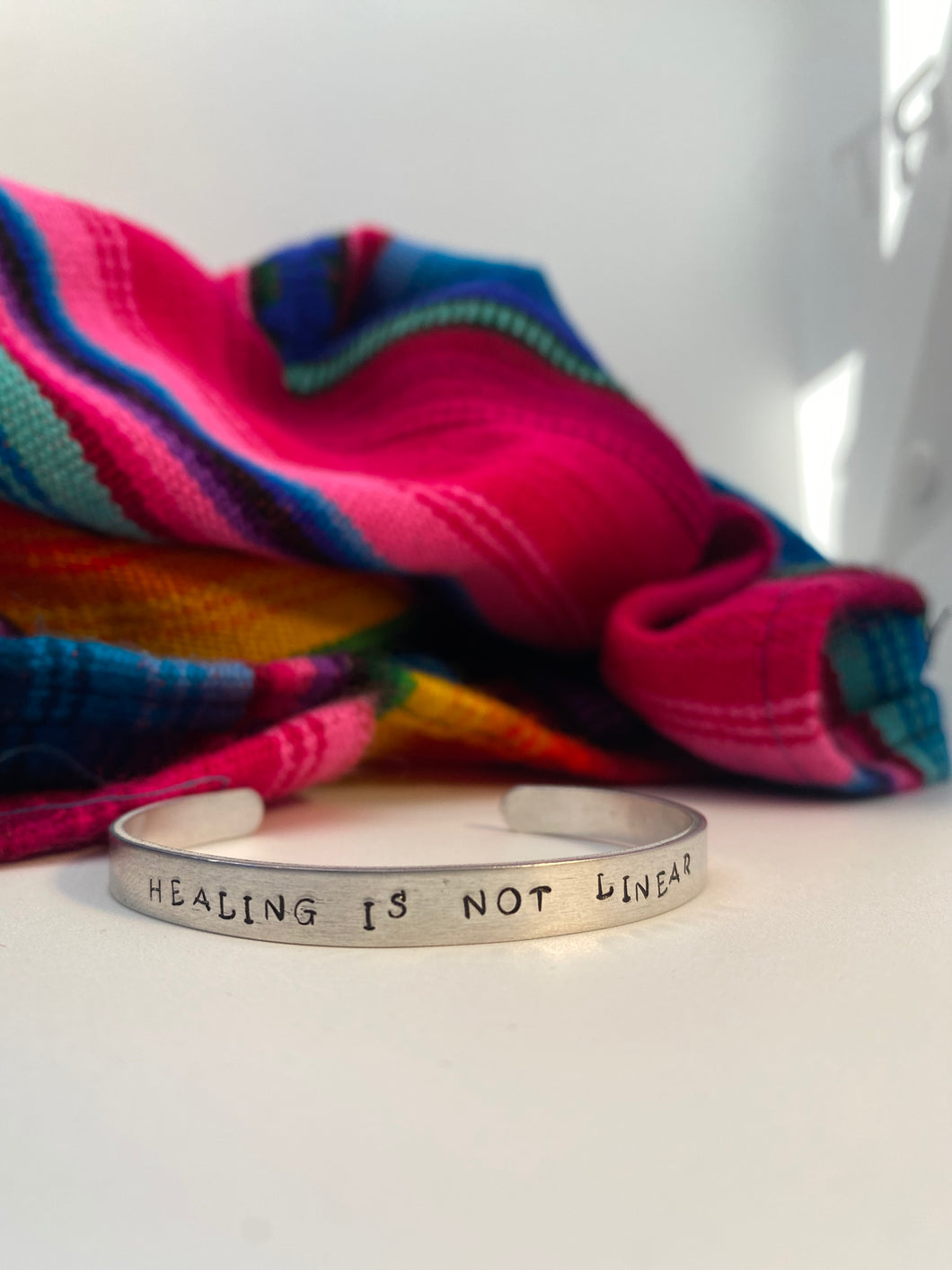 Healing is not linear bracelet